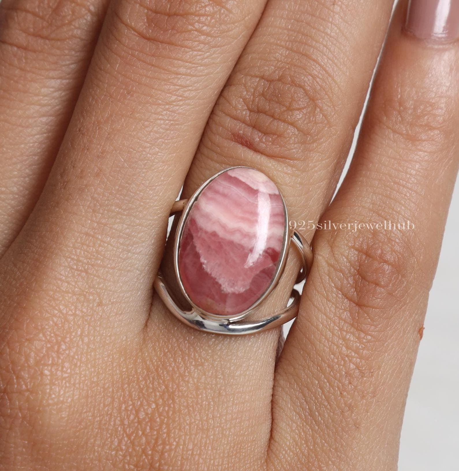 Rhodochrosite Ring - Etsy