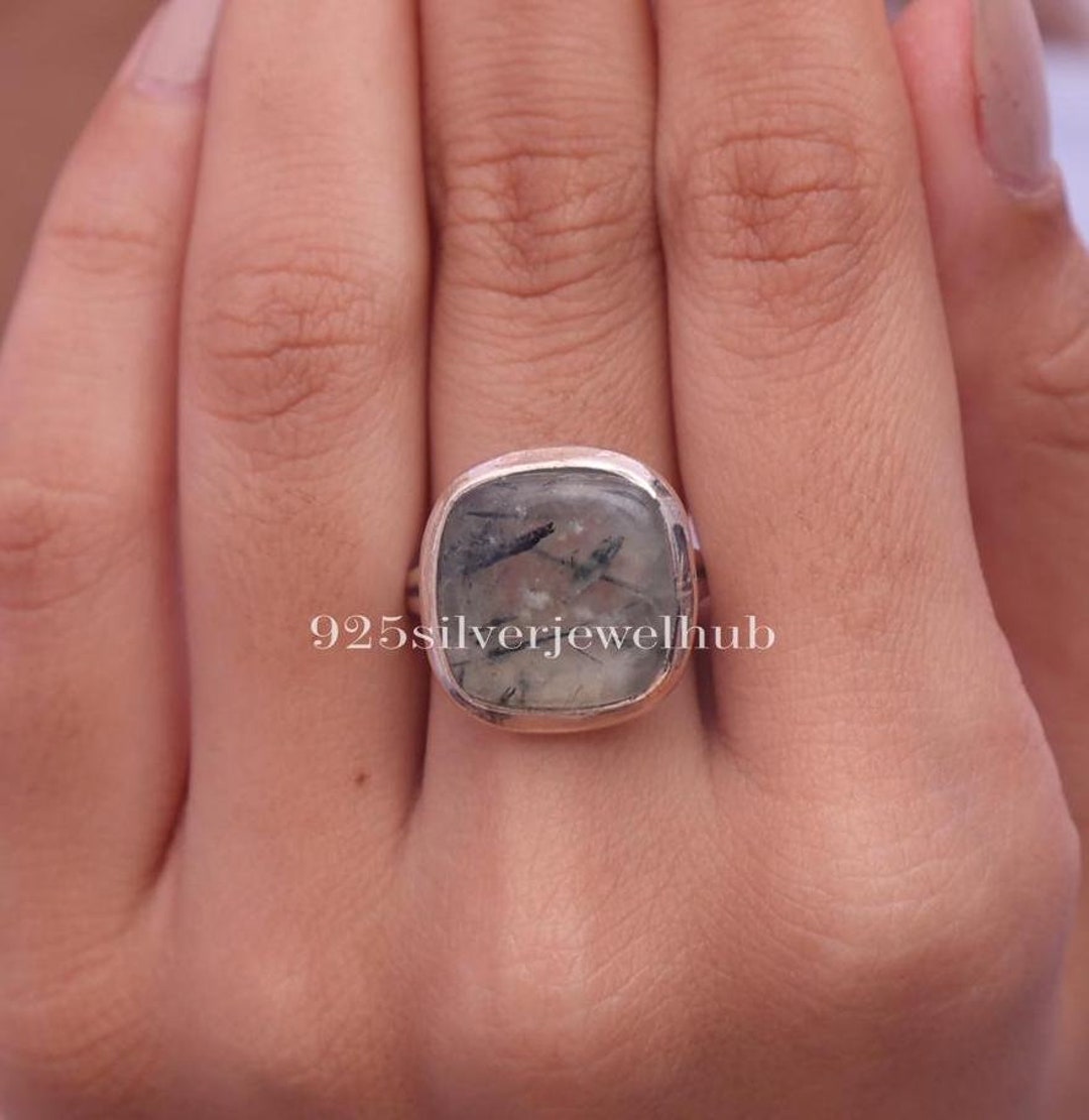 caï Ring 925/- Sterling Silber Prehnit grün Ring ✔️ online kaufen