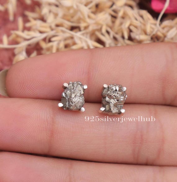 Raw Pyrite Studs Raw Pyrite Studs