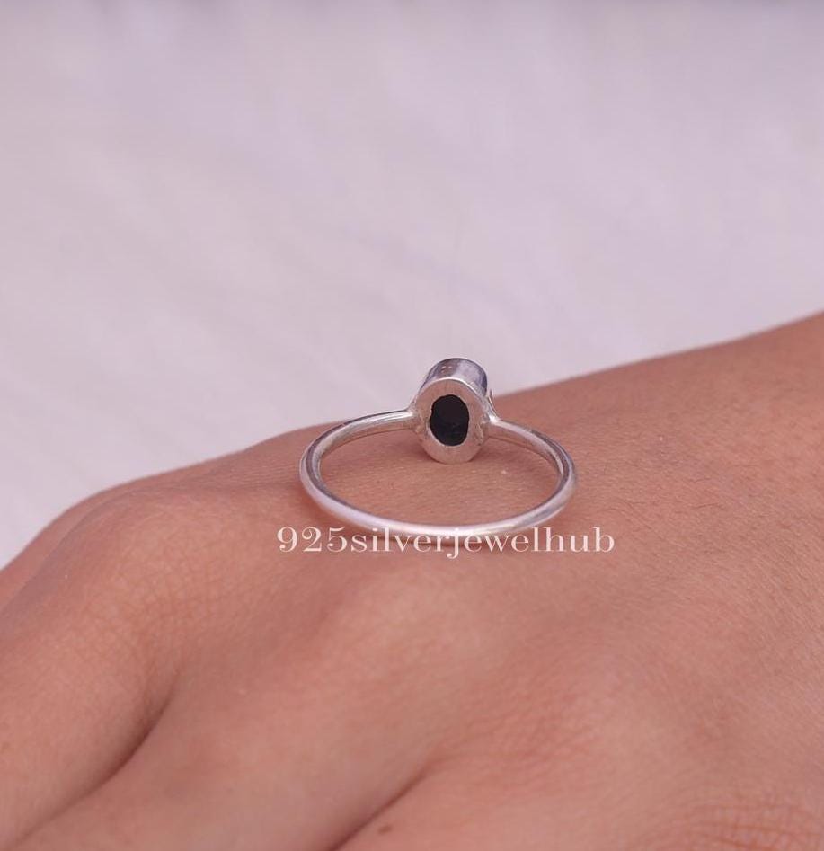 Natural Black Onyx Ring, 925 Sterling Silver Ring, Minimalist Gemstone Ring, Handmade Jewellery, Women Silver Ring, Christmas Gift for Her - Etsy Natural Black Onyx Ring, 925 Sterling Silver Ring, Minimalist Gemstone Ring, Handmade Jewellery, Women Silver Ring, Christmas Gift for Her - Etsy