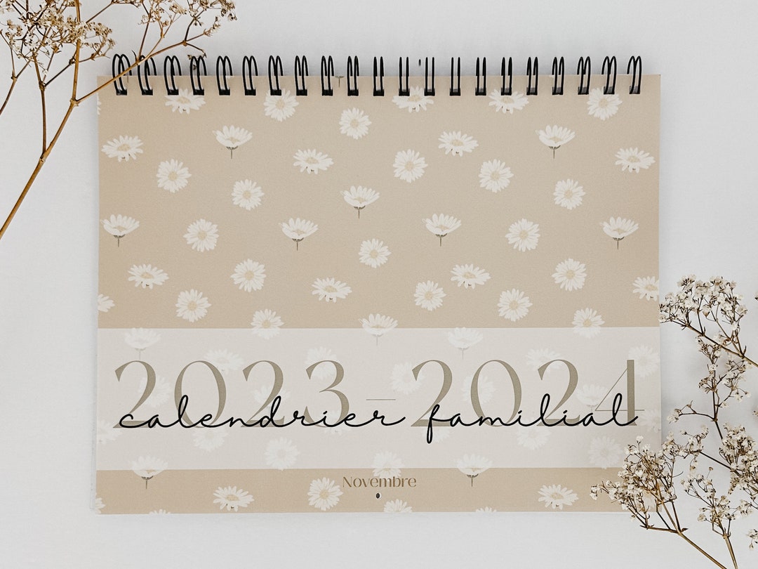 Gezinskalender 20232024 madeliefjes Etsy Nederland