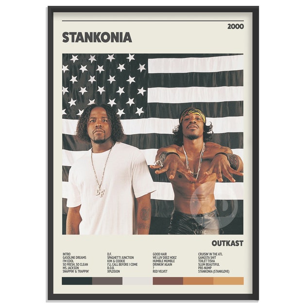 Supreme New York Andre 3000 Outkast Pinstripe Box Logo Poster Fall Winter  2022