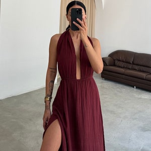 Boho Göttin Kleid Verstellbar, Kleopatra Kostüm,Boho Brautkleid,Schlitz Langes Sommerkleid,Hochzeitskleid,Griechisches Kleid,Hochzeitskleid,Hochzeitskleid,