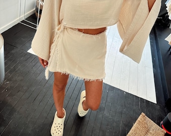Mini Shorts Skirt,Boho Summer Outfit,Beach Outfit,Shorts Skirt,Sexy Boho Cocktail Dress,Festival Outfit,Casual Outfit,Beach,Chic Outfit,