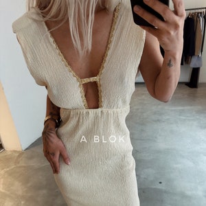 Boho Greek Goddess Dress,Gauze Egyptian Dress,Boho Cleopatra Dress,Roman Dress,Slit Summer Dress,Wedding Guest Dress,Festival Dress,Wedding