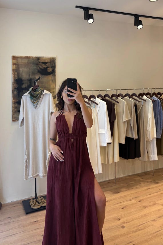 simple black formal dress Velvet Long Prom Dress, Black Evening Black / 00 neck evening dress Linen Summer Dress | lace_robe Size:5X