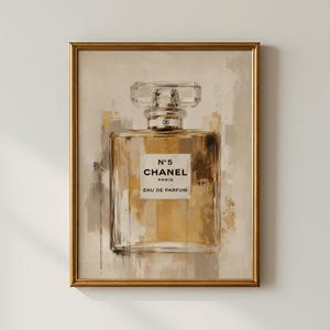 Chanel No 5 Wall Art - Etsy
