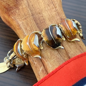 Marie Storms bracelet Enameled Vintage Costume Jewelry