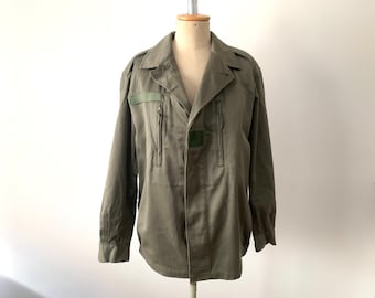 Madrid 1994 Militaly Jacket Vintage 104 M Induyco S.A Spanish Army Uniform Green