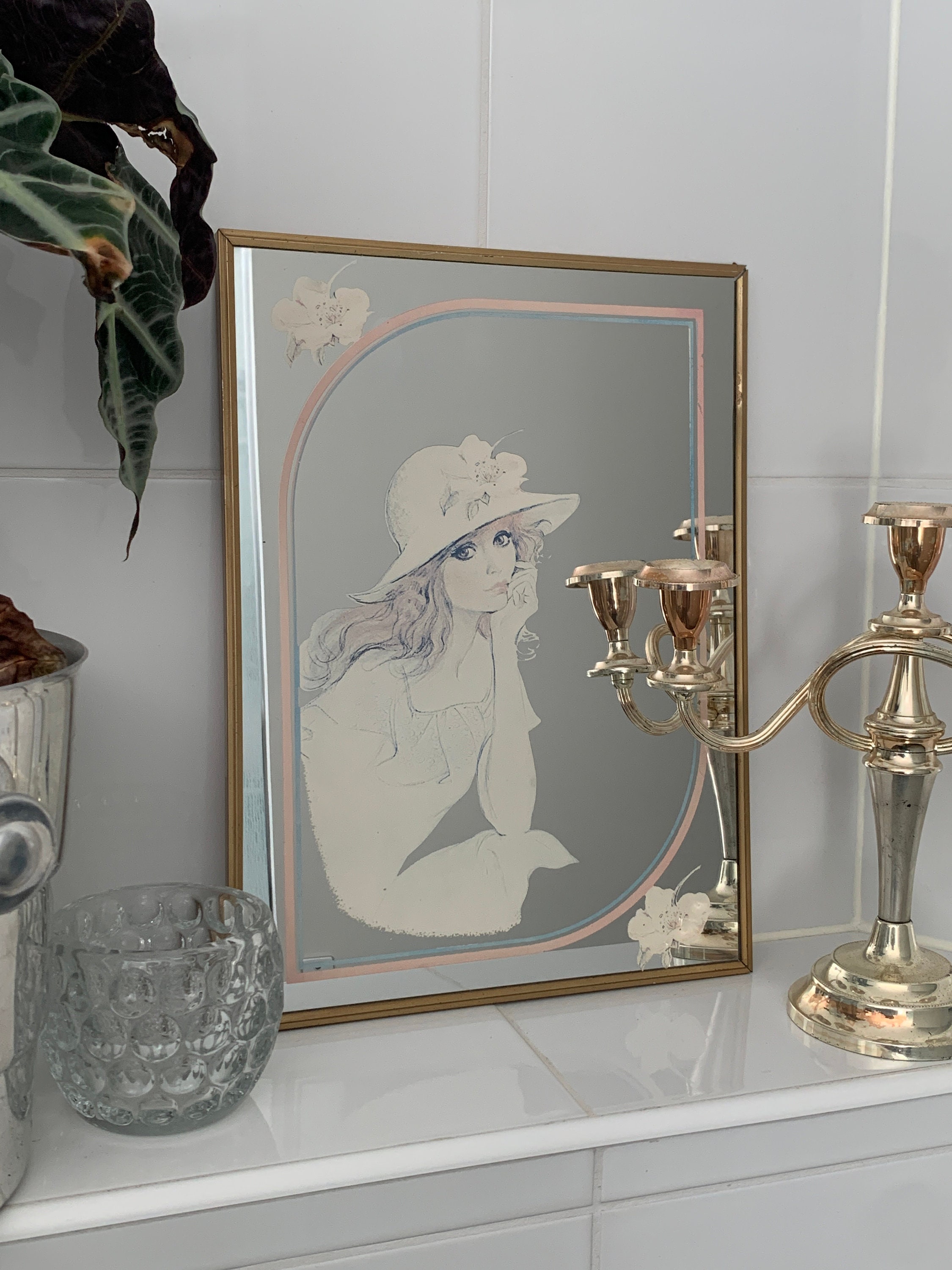 スタンドミラー 姿見 鏡 レトロポップ ポストモダン スタンドミラー 姿見 鏡 レトロポップ ポストモダン スタンドミラー