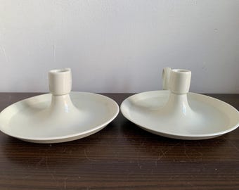 IKEA キャンドルスティック キャンドルホルダー セラミック ホワイト