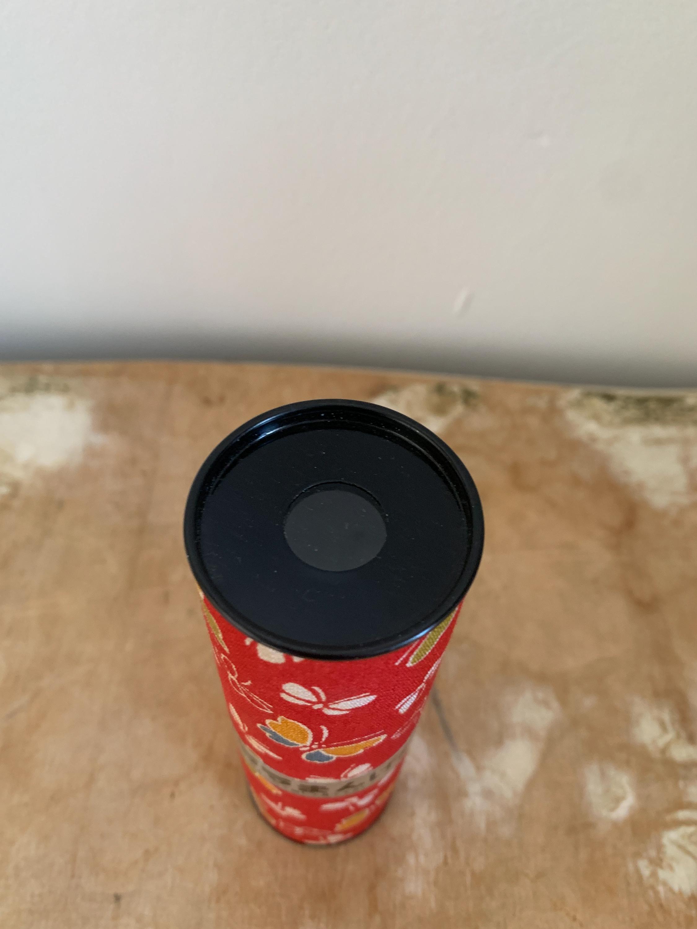70s Mangekyo 万華鏡 Kaleidoscope Vintage Red Japanese Japan
