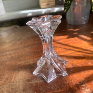 TOWLE Made in Austria Candle Holder / Stand Vintage Full Lead Crystal