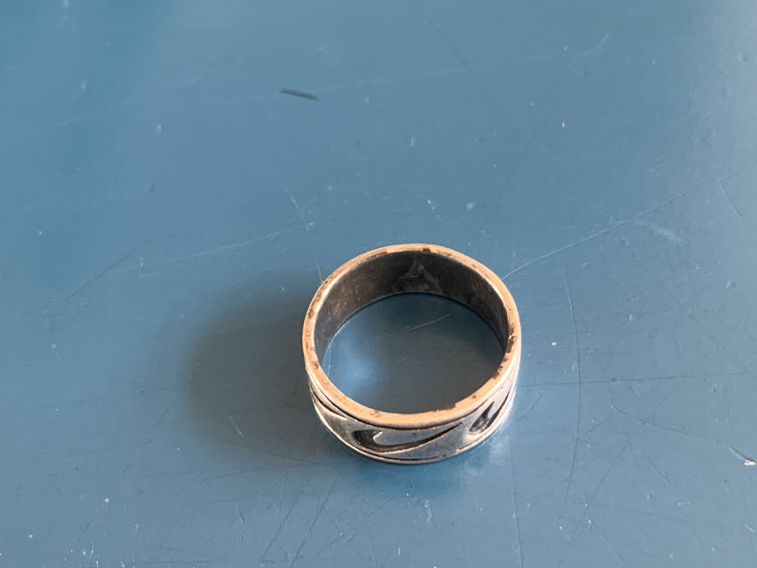 Rare Sterling Silver Nike Ring 925 Logo Vintage US 9 - Etsy