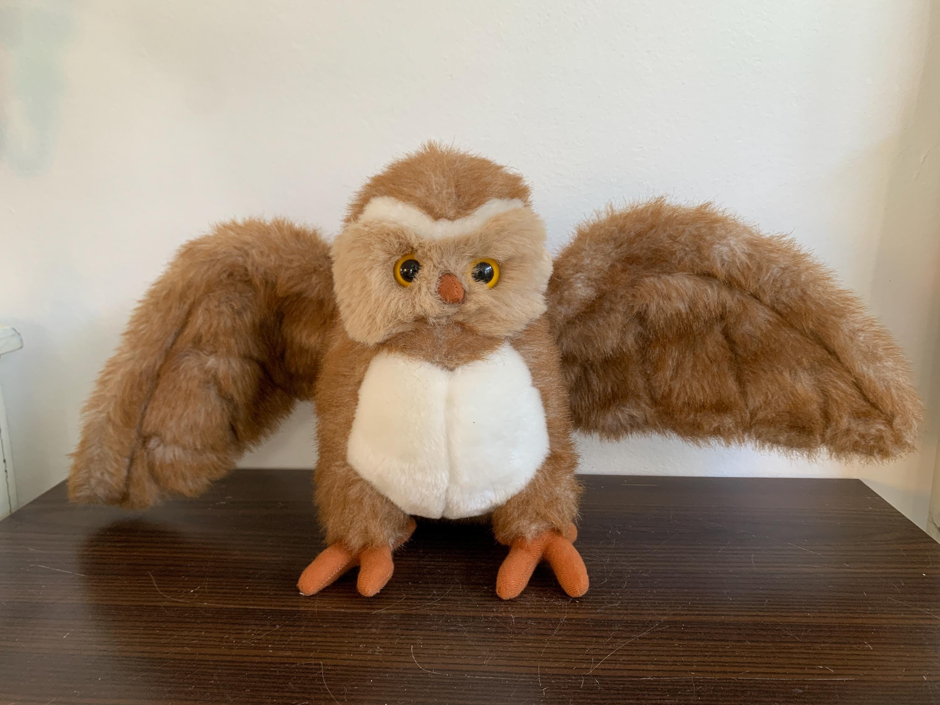 フクロウのぬいぐるみおもちゃワイヤード大型ヴィンテージ - Etsy 日本