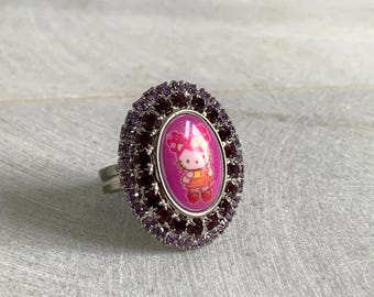 TARINA TARANTINO☆タリナタランティーノ☆キティ☆リング　指輪 Rare Hello Kitty Ring Tarina Tarantino Collaborated Vintage