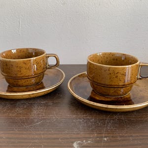 Set of 2 Hutschenreuther Coffee cup and Saucer Ceramic Vintage