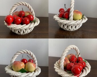 チェリーのフルーツバスケット イタリア製 カポディモンテ