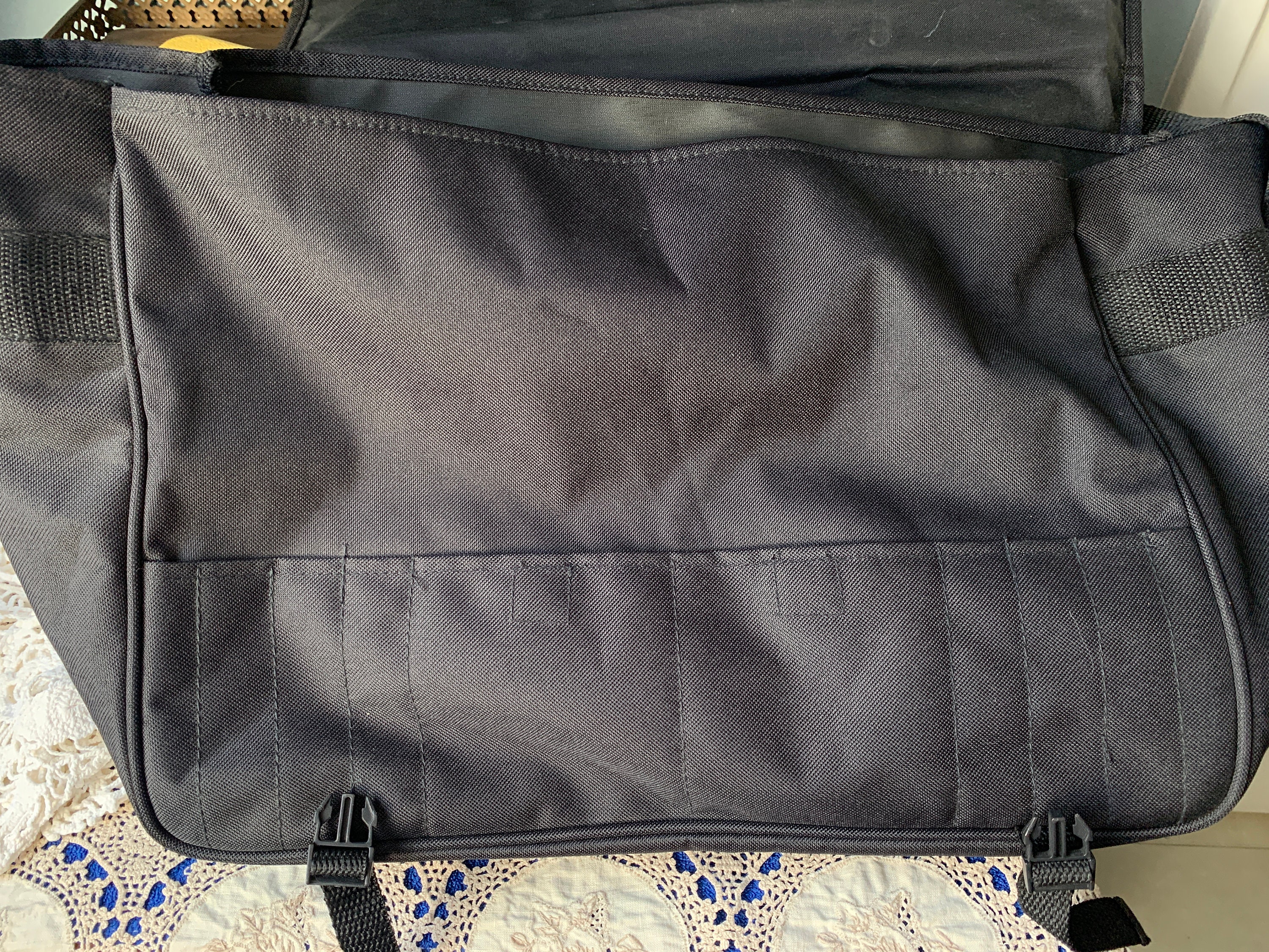 Rare 90s Microsoft Black Vintage Messenger Shoulder Laptop