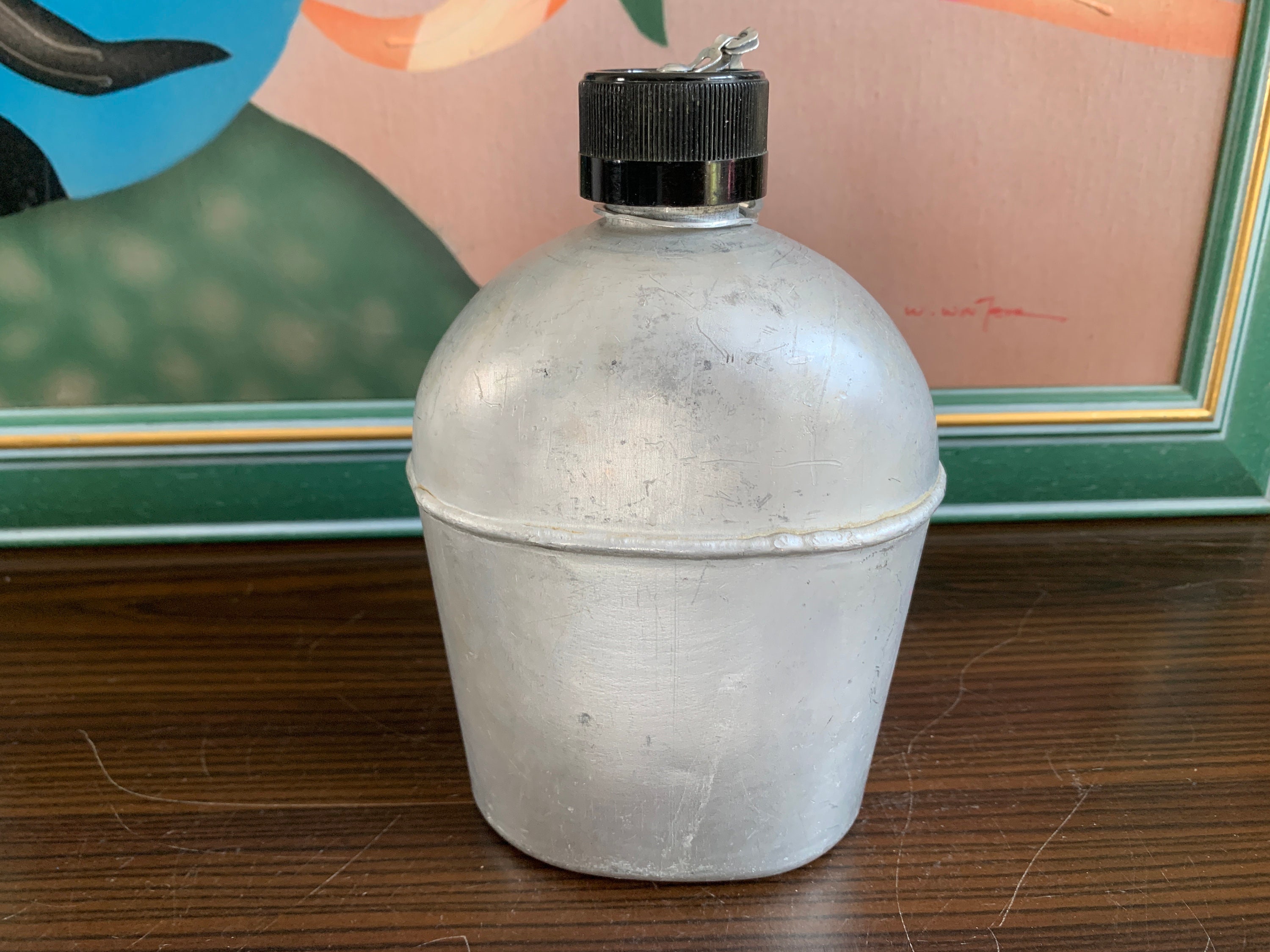 Gourde Vintage Canadienne - Cantimplora En Aluminium - Armée / Camping