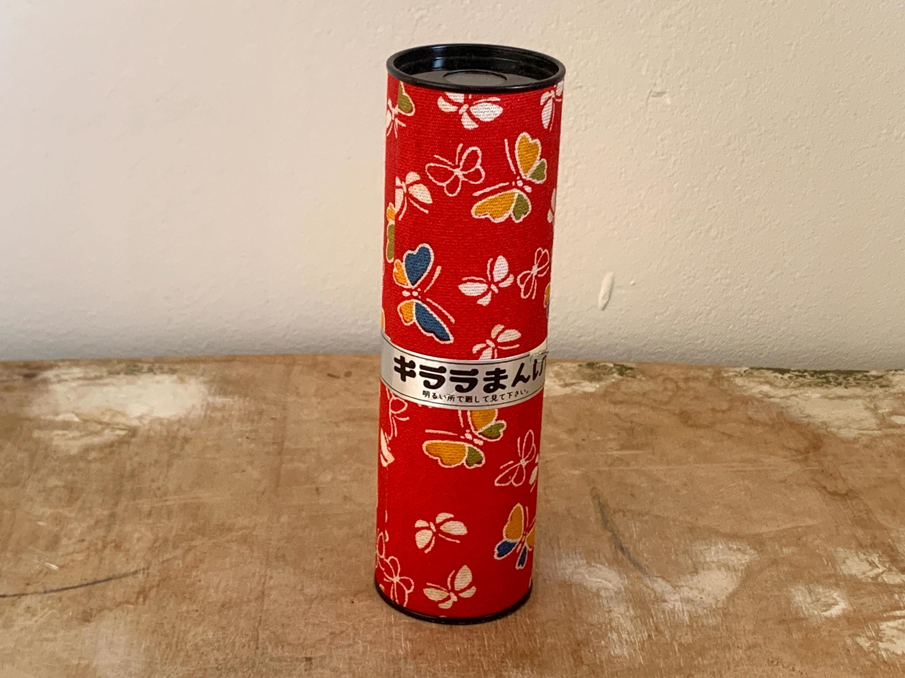 景色を模様に変える万華鏡 ヴィンテージ品 70s Mangekyo 万華鏡 Kaleidoscope Vintage Red Japanese Japan