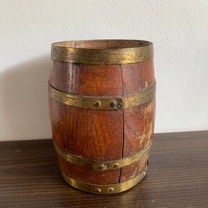 Zigarrenfass aus Holz Vintage Holländischer Tabaco Kein Deckel Übertopf