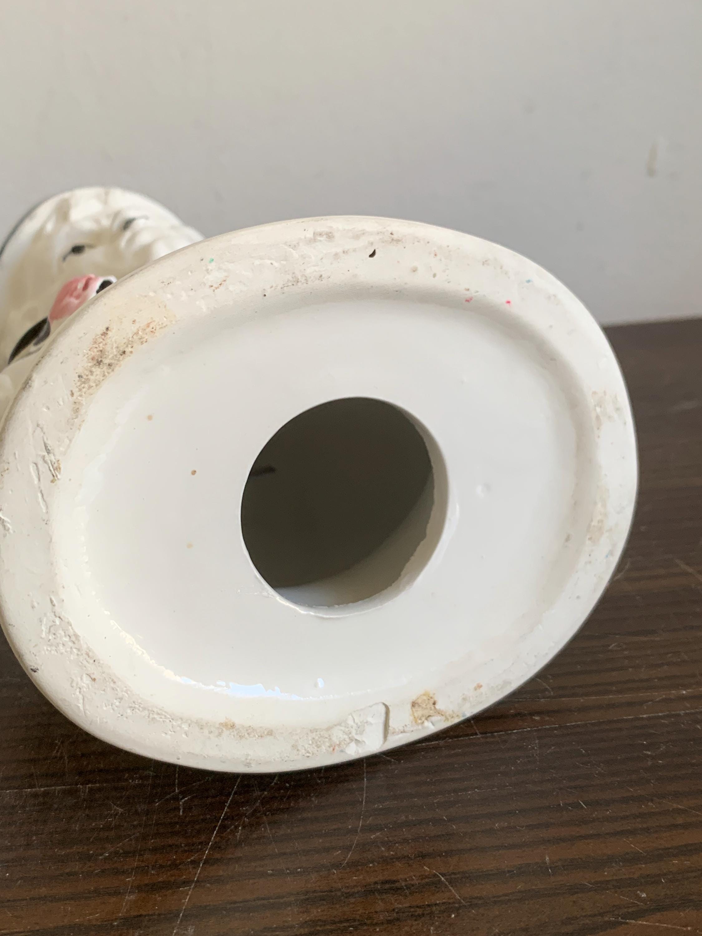 希少なチャーリー・チャップリンの陶器製胸像貯金箱（ヴィンテージ 