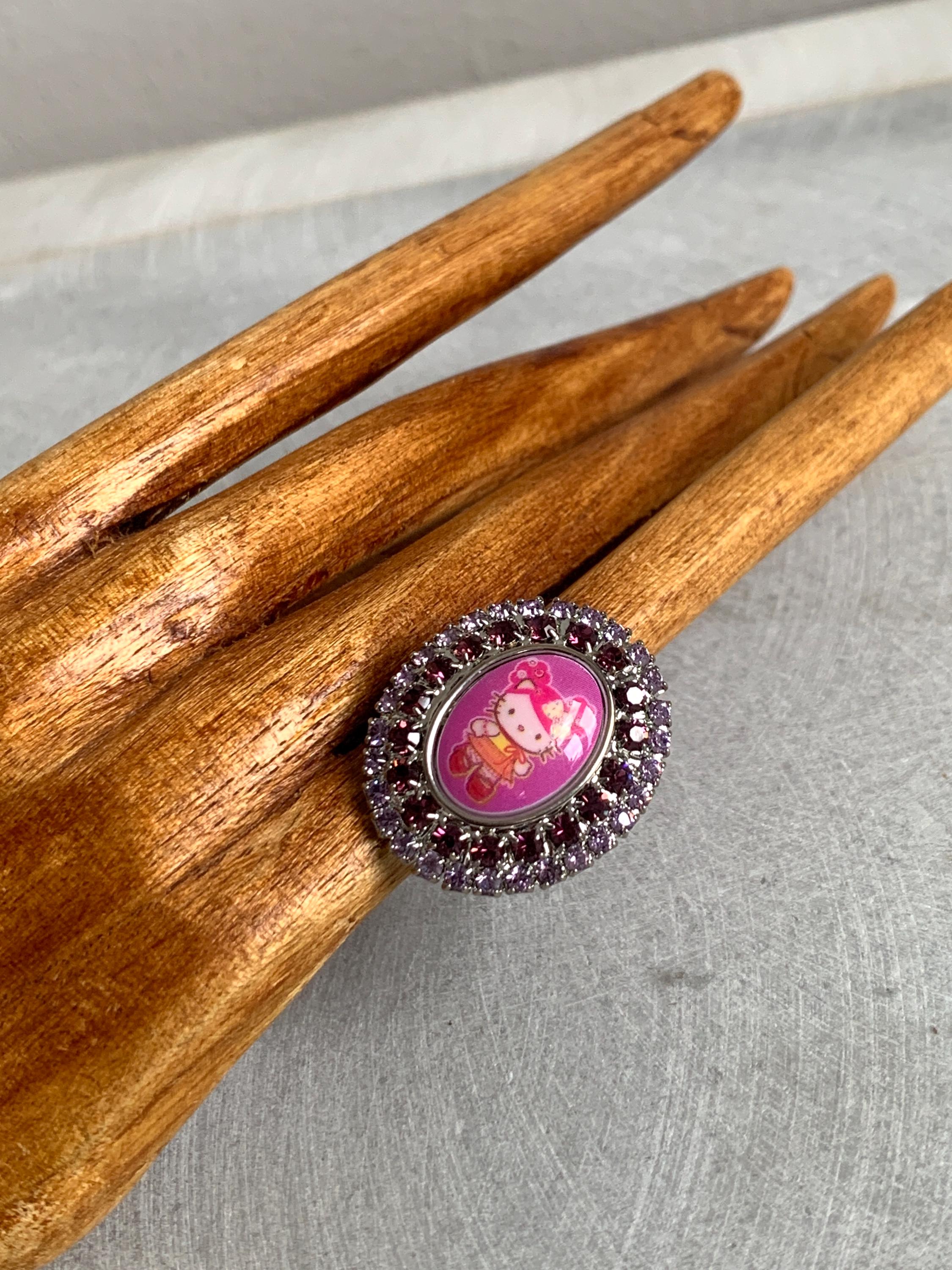 Rare Hello Kitty Ring Tarina Tarantino Collaborated Vintage
