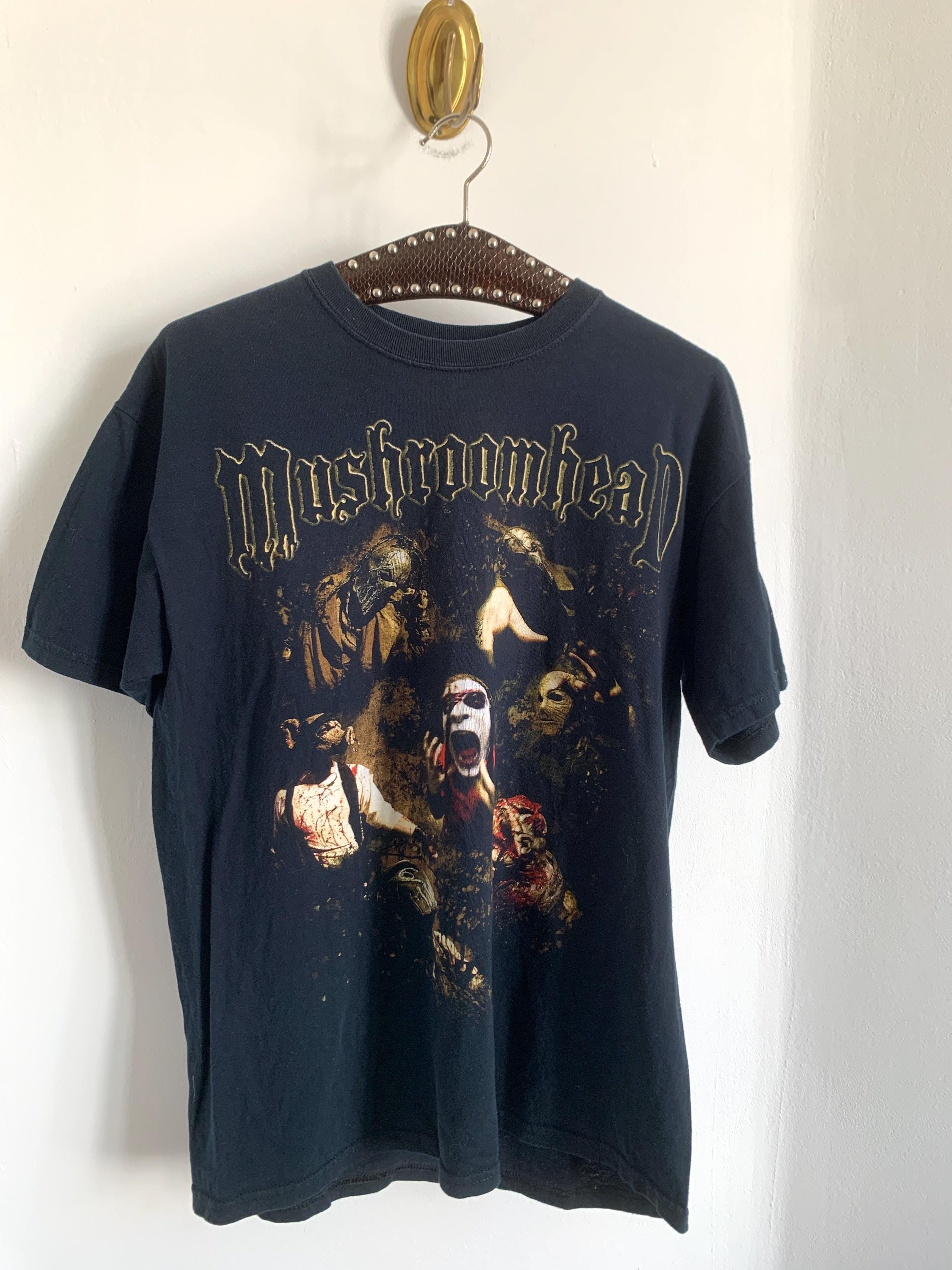 レアなマッシュルームヘッドTシャツ ヴィンテージ ブラック - Etsy 日本