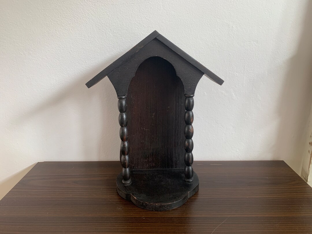 Chapel Niche for Statue Wooden Vintage Wall Hanging Display 50s Etsy