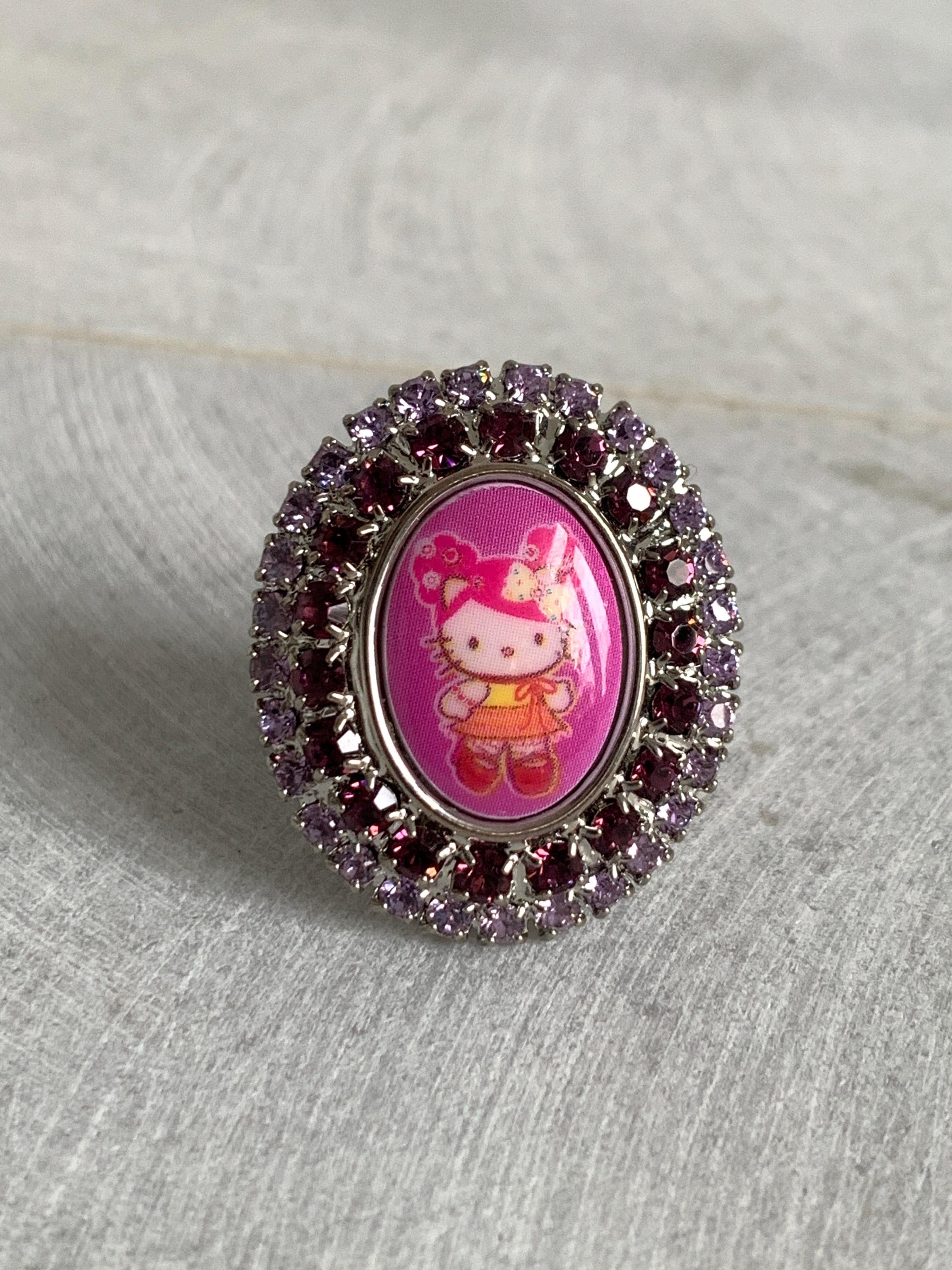 TARINA TARANTINO ハローキティ リング Rare Hello Kitty Ring Tarina Tarantino Collaborated Vintage Sanrio