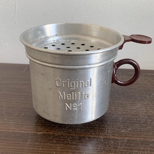 Rare Original Melitta No1 Coffee filter Aluminum Vintage