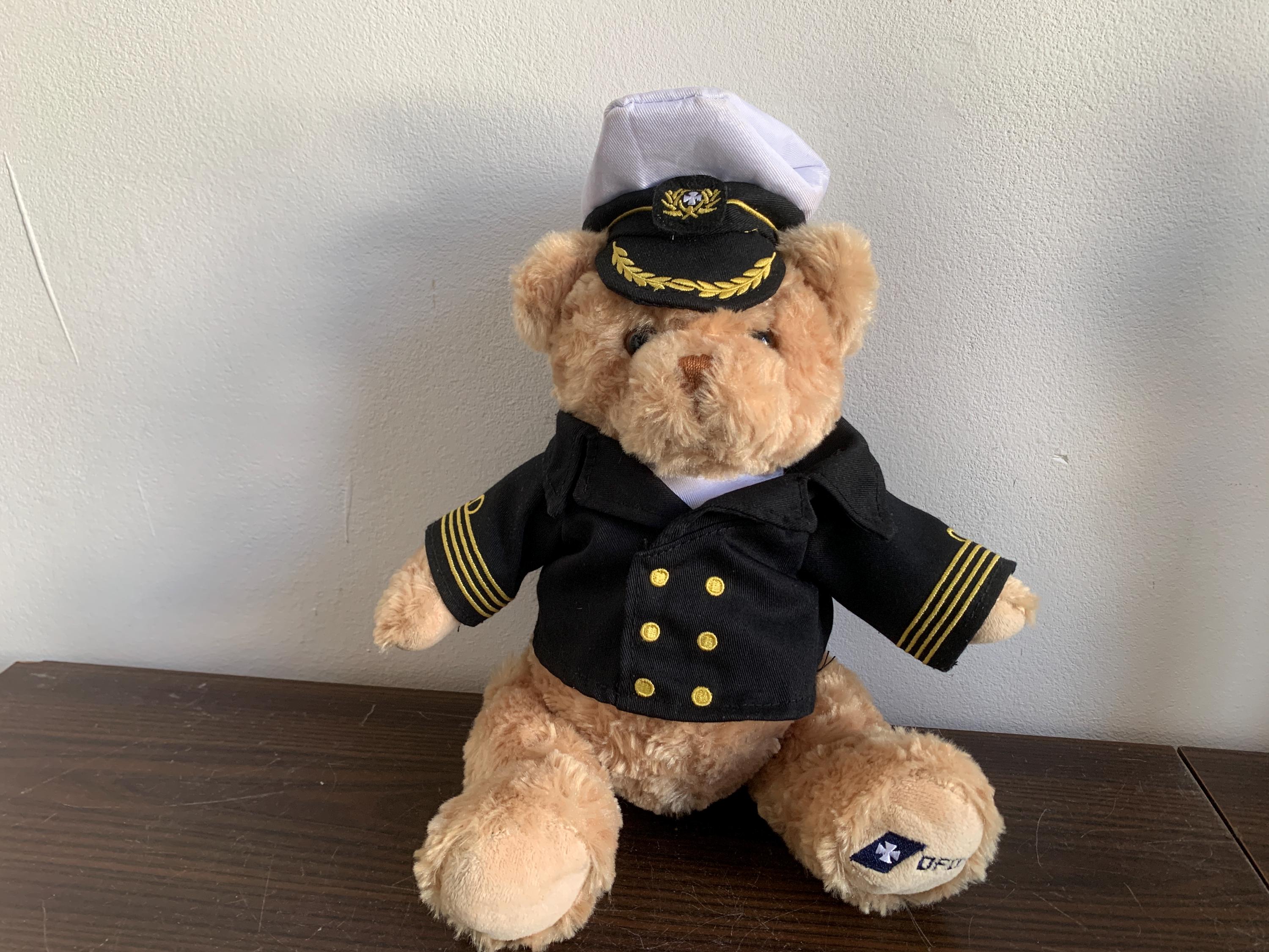 パイロットなテディベア リモックス パイロットベアぬいぐるみ（大）