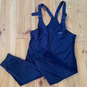 80s Adidas Ski Wear Jumpsuit Dark blue Vintage Retro