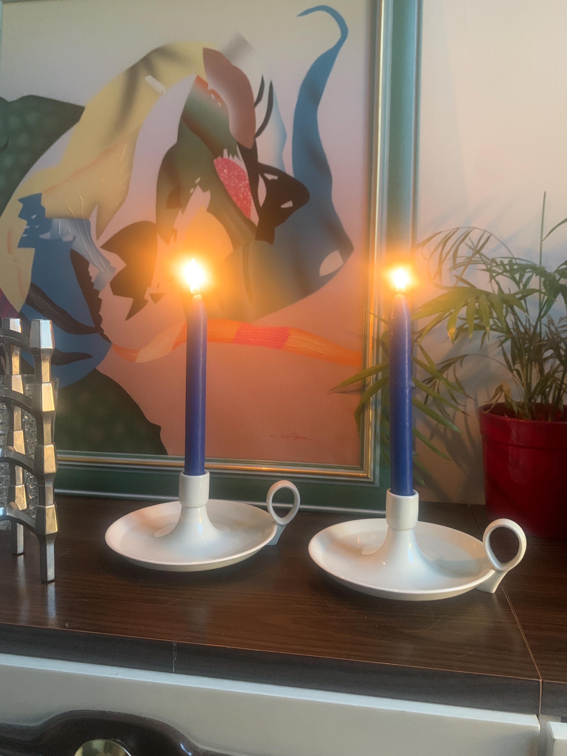 IKEA キャンドルスティック キャンドルホルダー セラミック ホワイト