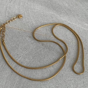 Nina Ricci Necklace Gold chain Vintage