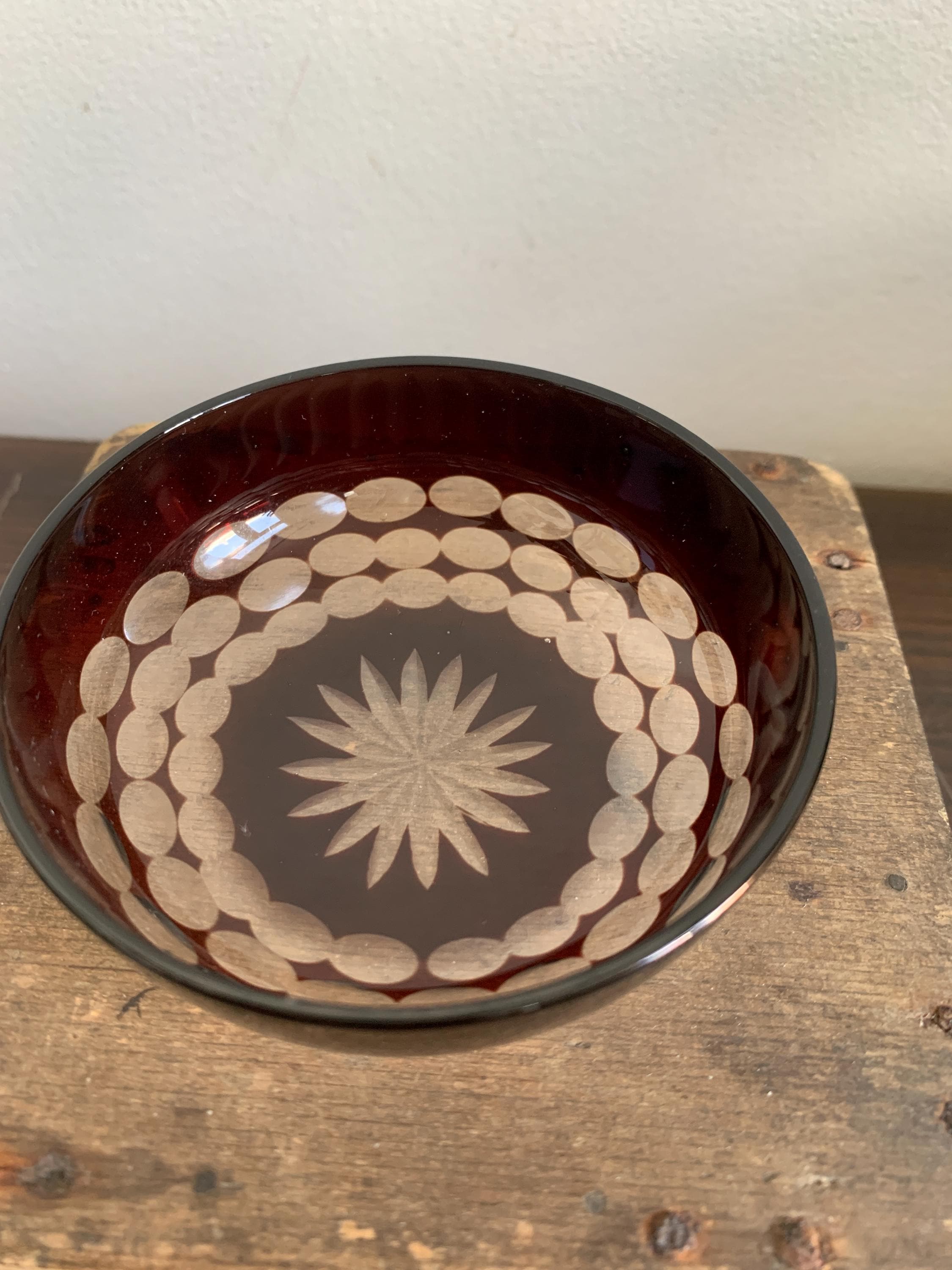 クリスタル　切り子　ボウル ぎやまんクリスタル 江戸切子 切子ボウル アンティーク切子 ワイン