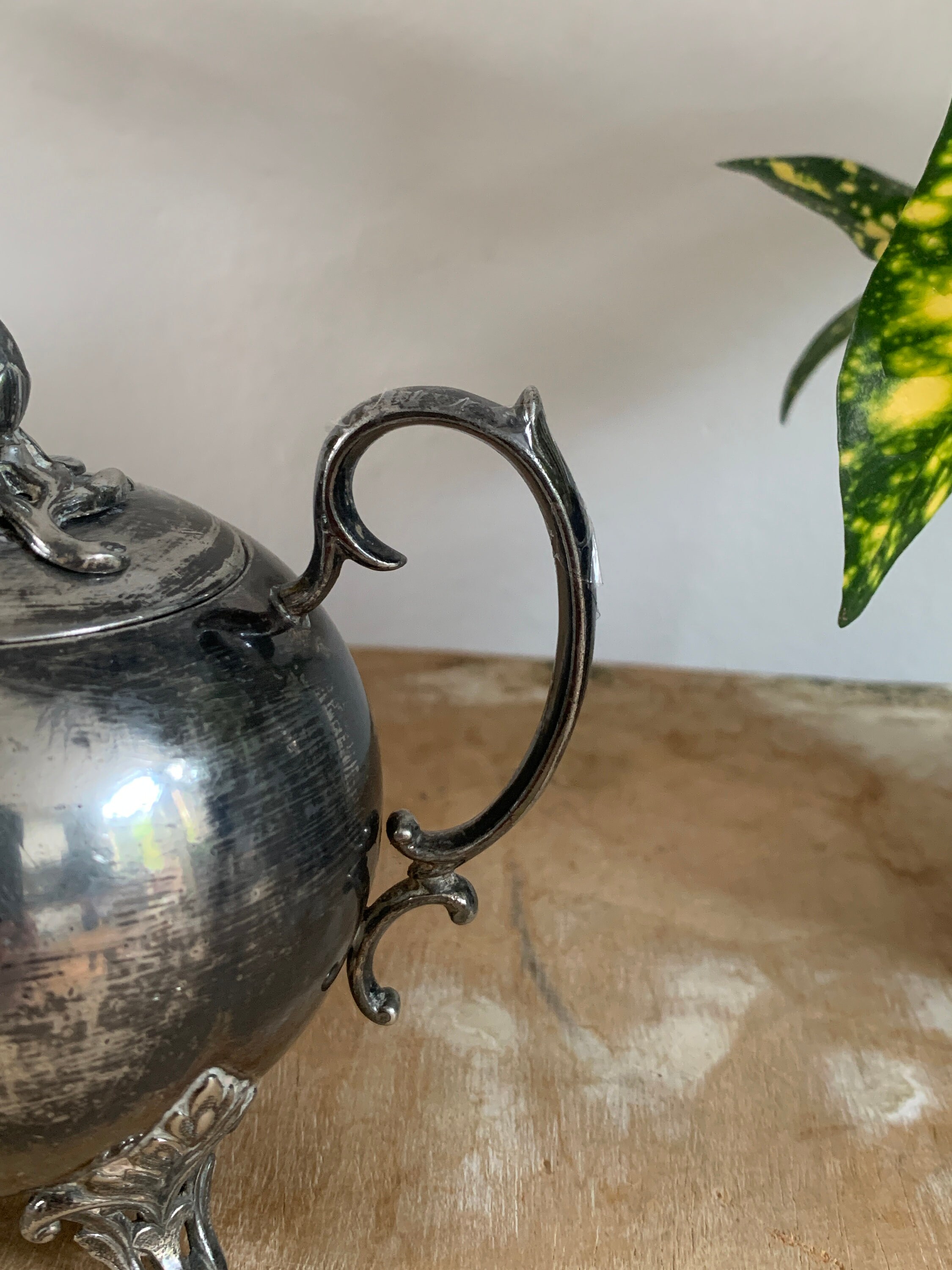 R. Broadhead & Co Sheffield Sugar Pot Antique Vintage Silver Etsy