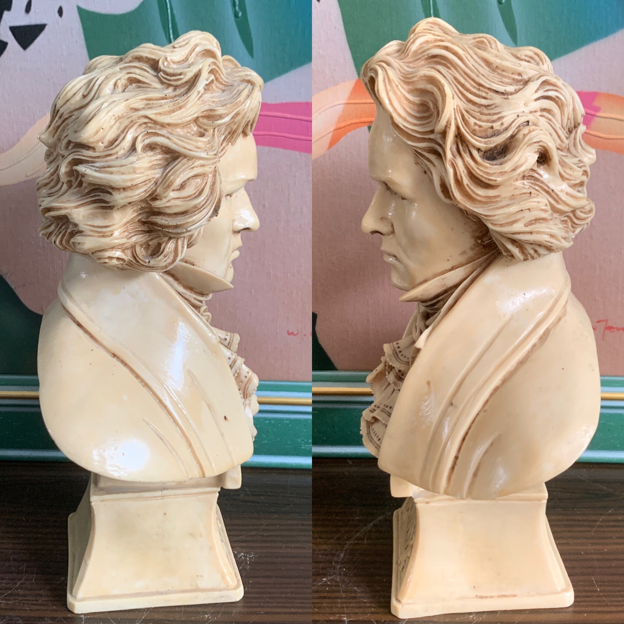 L.V.ベートーヴェン胸像フィギュアラインレギンヴィンテージラージ