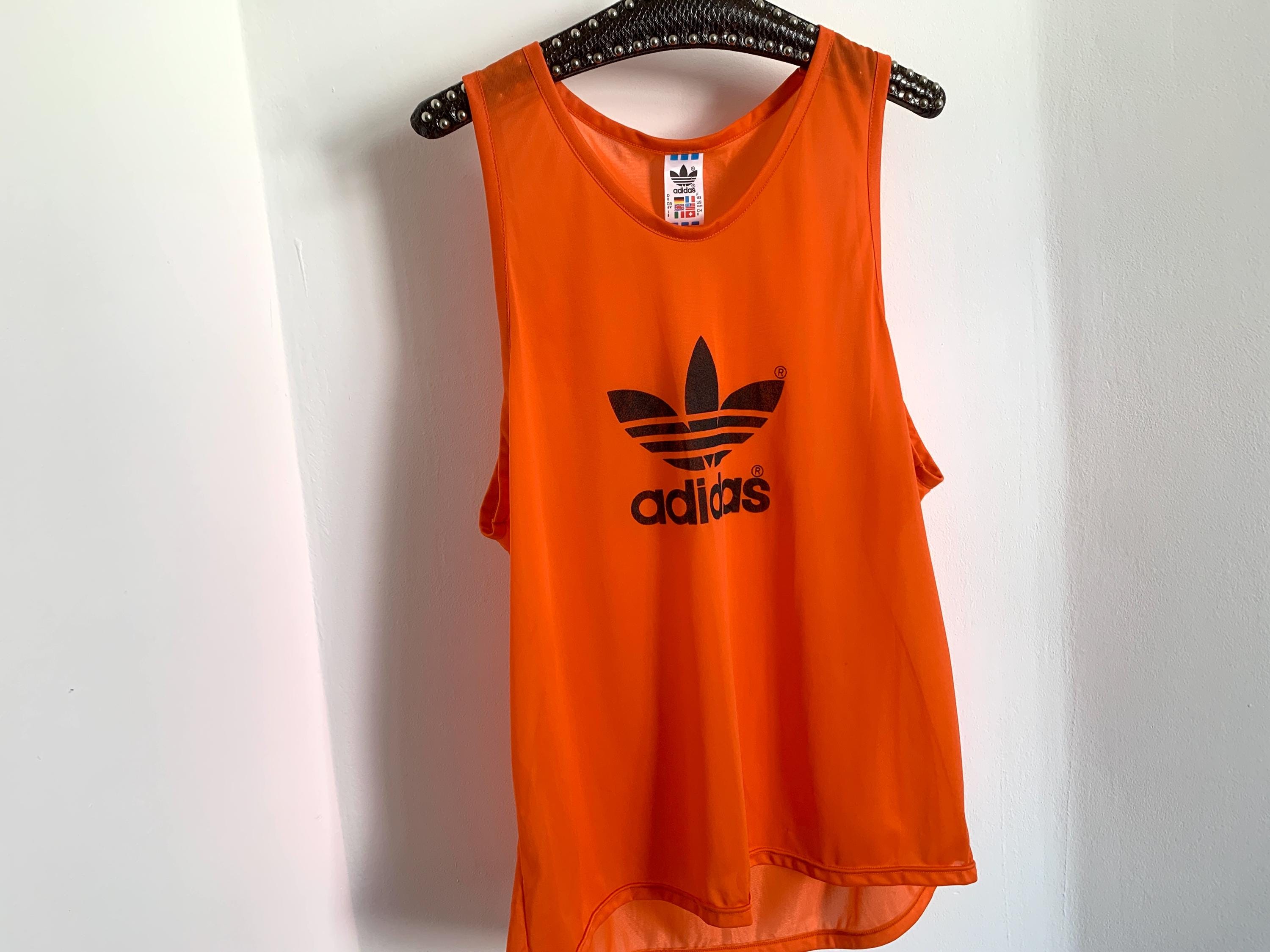 Vintage Adidas Tank Top Sz. Small USA Made 90s NWT Trainers