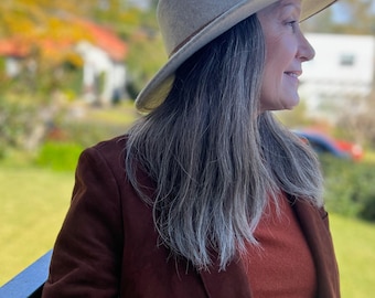 Fascia per parrucca/cappello in capelli umani / Per chemioterapia, alopecia (parte posteriore di media lunghezza o più lunga)