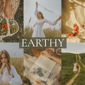 8 EARTHY Presets, Brown Presets, Lightroom Mobile Presets, Autumn Presets, Photo Presets, Instagram Fall Presets