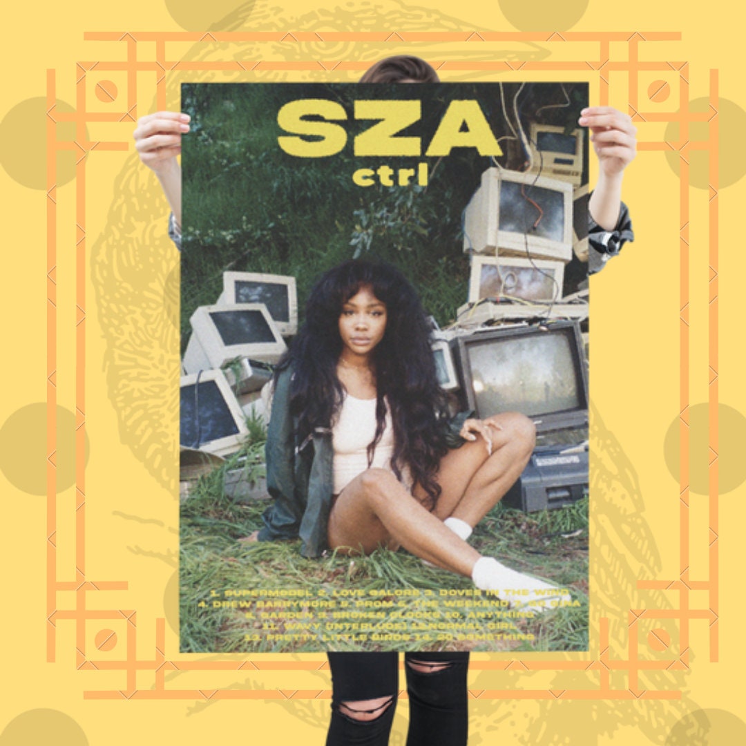 Discover SZA Premium vertical Matte Poster / CTRL Album Cover Poster Merch