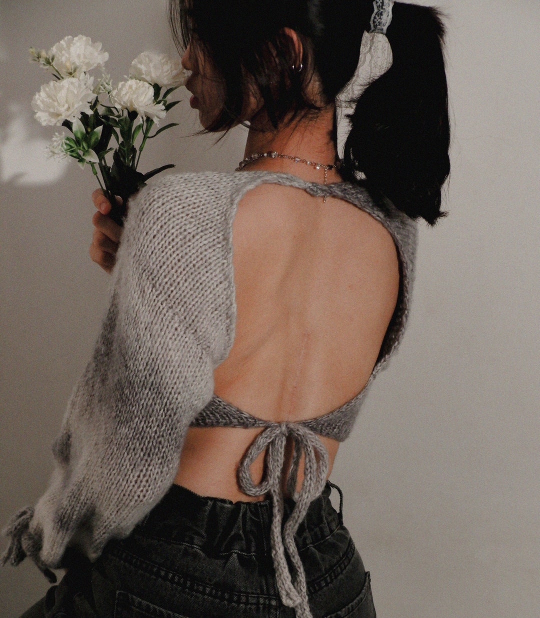 SILK GEUDET KNIT MIDNIGHT MOONCHILD