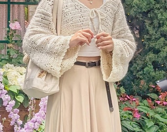 Spring Song Crochet Cardigan PDF PATTERN