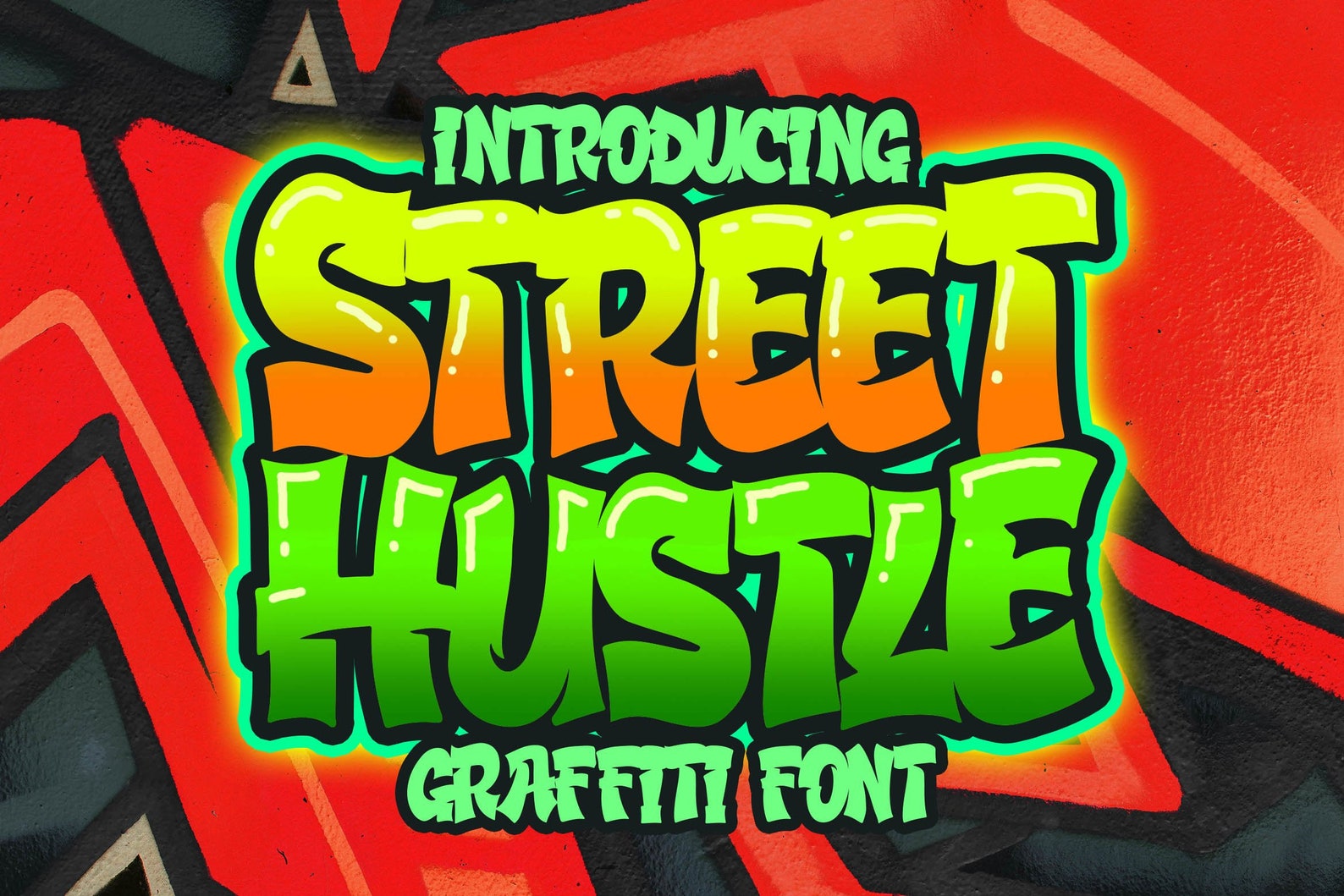 Graffiti Font Bundleurban Graffiti Font Bundle, Digital Font, Cricut