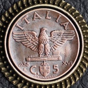 Italië adelaar munt hanger ketting