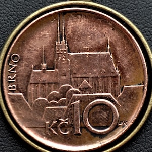 Czech Republic Brno Coin Pendant Necklace