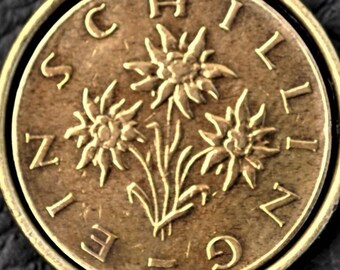 Austria Bronze 3 Edelweiss Flowers