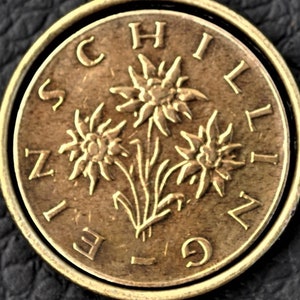 Austria Bronze 3 Edelweiss Flowers